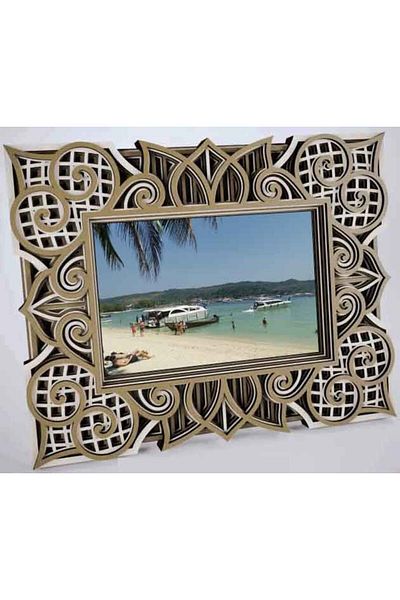 OEM Mandala Wooden Photo Frame