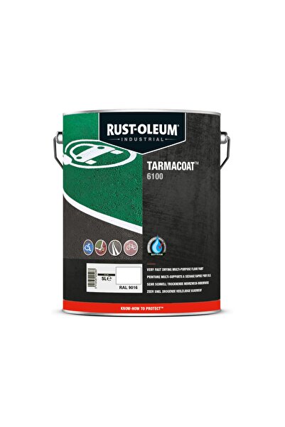 OEM Vopsea Beton Alb RAL 9016, Tarmacoat Rust-Oleum, 5 Litri