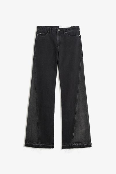 Bershka Contrast flared jeans