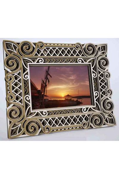OEM Mandala Wooden Photo Frame