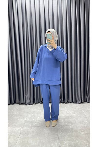 Minharir Collar Detailed Suit