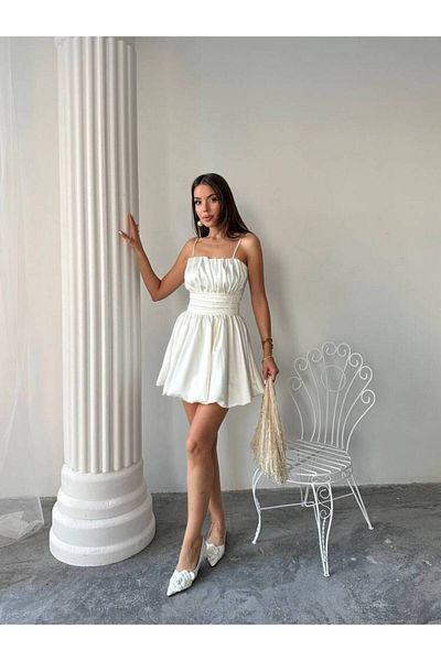 MAXMOOR Luna Mini Dress 3050 - White
