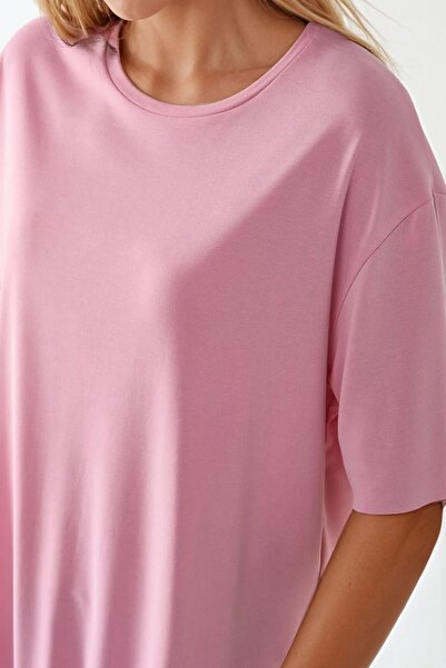 Hiccup Πλεκτό μπλουζάκι με στρογγυλή λαιμόκοψη, άνετη εφαρμογή, συλλογή Busem