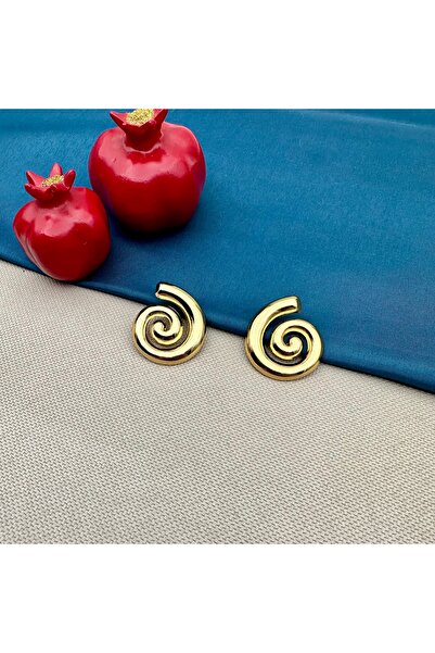 Opia Takı & Aksesuar Çelik Spiral Küpe