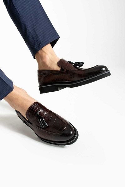 Bestello Laceless Tasseled Eva Sole Casual 331-10734 Men's Shoes