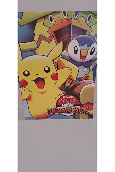 mutluanılarpartievi Mutlu anılar parti evi pasta pokemon boyama kitabı