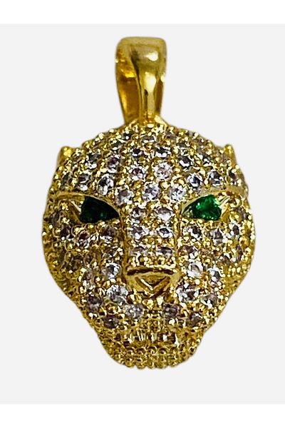 312 KONSEPT Zircon Stone 316 L Tarnish Steel Lion Pendant