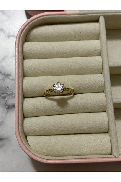 Akiha Aksesuar Solitaire Zircon Stone Xuping Ring