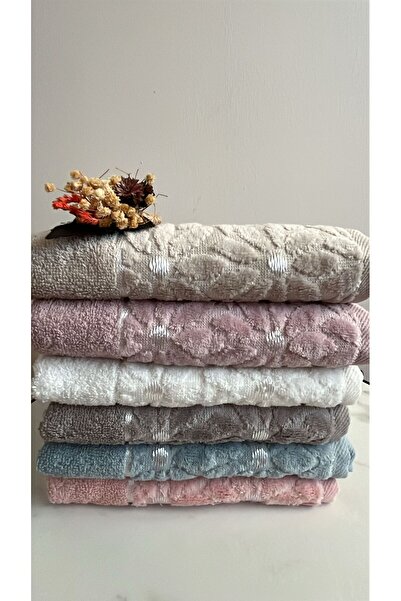 Yoncagül jakarlı Yüz Havlusu