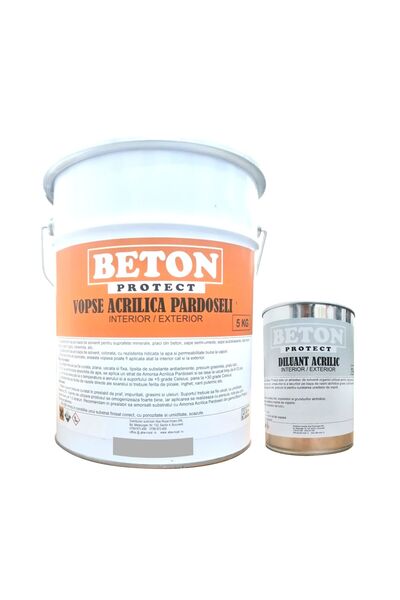OEM Vopsea Beton Exterior, Gri, Beton Protect, 5 Kg