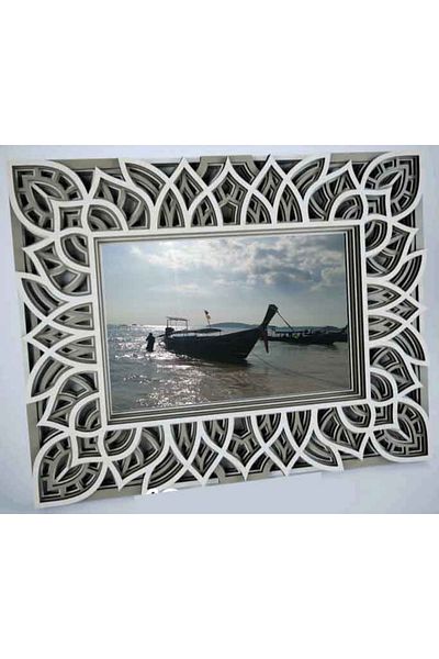 OEM Mandala Wooden Photo Frame