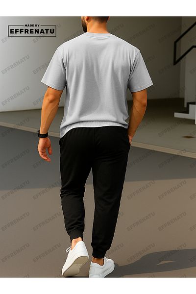 EFFRENATU Trendy Clothing Plus Size Summer Colorful T-Shirt and Pants Set