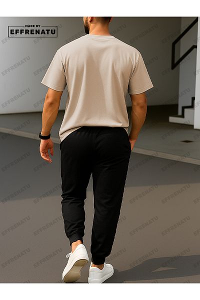 EFFRENATU Trendy Clothing Plus Size Summer Colorful T-Shirt and Pants Set
