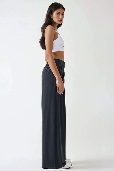 Hiccup Soft Touch Wide Leg Trousers