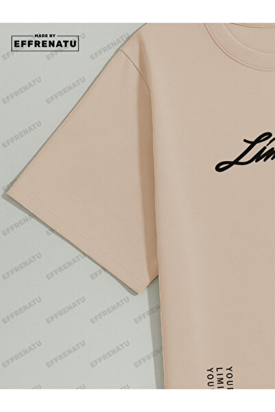 EFFRENATU Μοντέρνα Ρούχα Αμερικανικού Ψηφιακού Τύπου Σέτ Παντελόνι-Μπλούζα Oversize Crew Neck