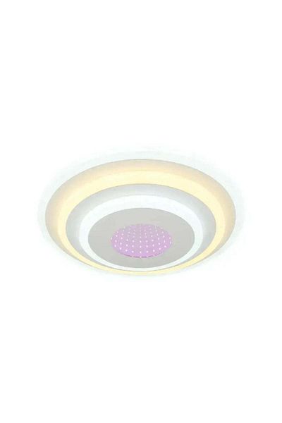 Alista Home Lustra LED NIVARA 3D 20W, Diametru 30 cm, lumina Rece/Calda/Neutra, Alb