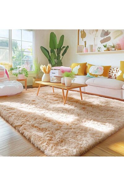 Generic Large Shag Area Rugs Tie-Dyed Plush Fuzzy Rugs for Living Room Anti S...