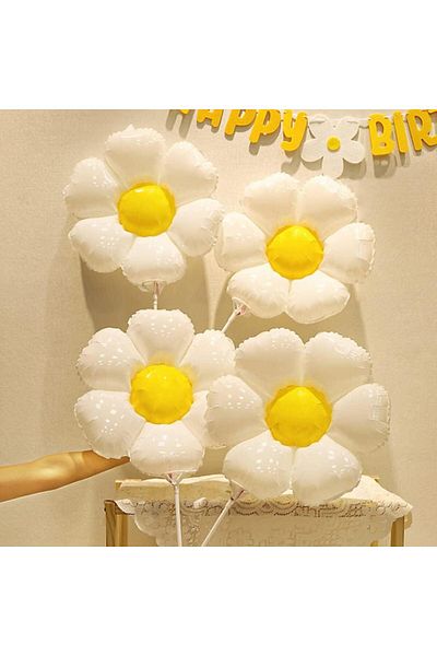 turkuaz parti Daisy Foil Balloon 50cm