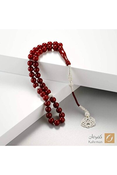 KAHRMAN سبحة بكلايت بلجيكي عنابي