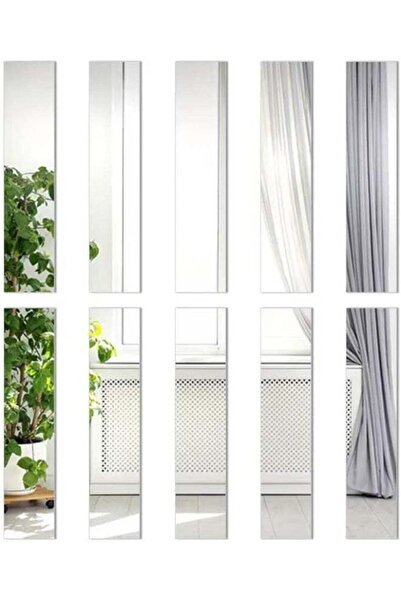 Generic Self-Adhesive Mirror Tiles, Pack Of 10 Wall Stickers, 20 Cm, Flexible...