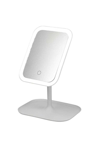 Generic Adjustable LED Makeup Mirror with Storage Tray White, Touch Control, ...