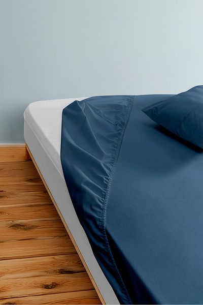 BELENAY HOME Elura 100% Cotton Double Fitted Sheet Set – Pillowcase Included