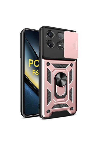 Tim High Protection Case for Xiaomi Poco F6 Pro, Timacondesign, D81, Thermoresistant Plastic, Strawberry