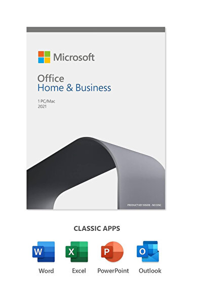 MICROSOFT Office 2021 EV VE İŞ ( Kalıcı - Ömür Boyu Lisans -MAC CİHAZ ) -1 Cihaz