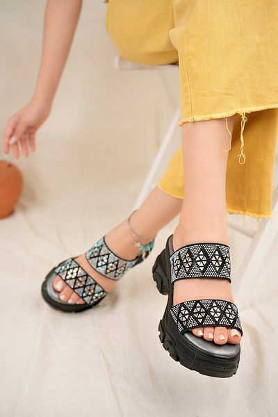 Khayt Liz Anatomical Orthopedic Thick Sole Stone Daily Women's Slippers