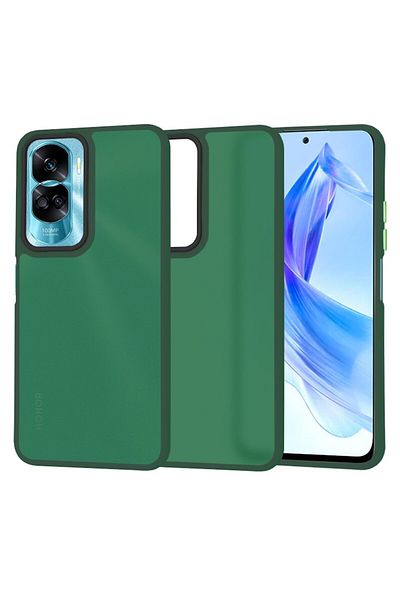 Tim Protective Case for Honor 90 Lite, Timaconprotect, Hard Plastic, Midnight Green Forest