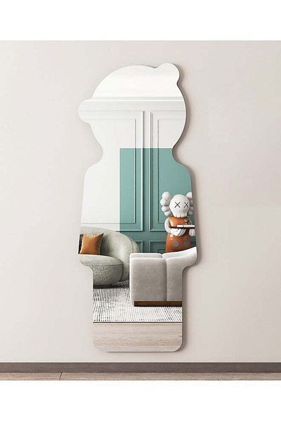 Generic KLNAMAEAAN Full Length Dressing Mirror 60X150 CM