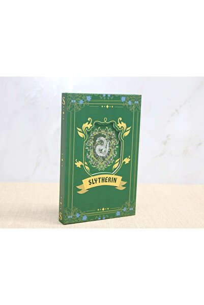 Kuzey Tacı Harry Potter Slytherin Leather Notebook - Special Design Vip