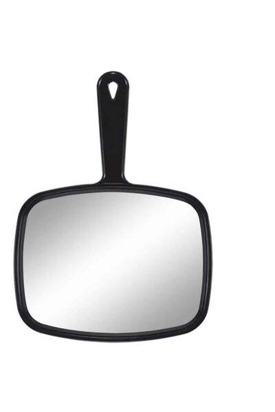 Generic Hand Mirror Handheld Makeup Mirror with Handle for Barber Hairdressing