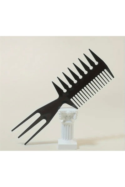 monalisatoka Büyük Dişli Üç Taraflı Kuaför Balık Kemik Şekli Saç Tarağı Saç Ş...