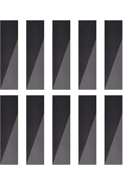 Generic Pack Of 10 Stripes Mirror Wall Stickers 2 X 7.9 Inches Self-Adhesive ...