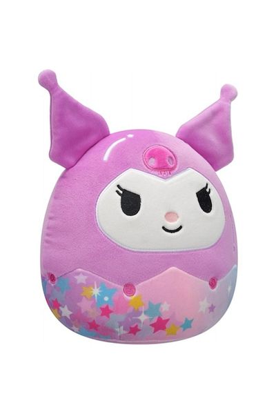 Squishmallows Plush Toy, Hello Kitty and Friends, Kuromi, 25 cm