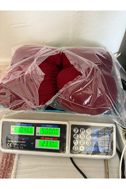 SÜSLÜTASARIM Himalaya örgü ipi yüksek kalite(koyu kırmızı)466 gram