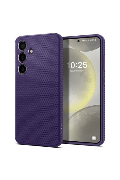 Spigen High Protection Case for Samsung Galaxy S24 S921, Liquid Air, Grip Pro, B64, Purple