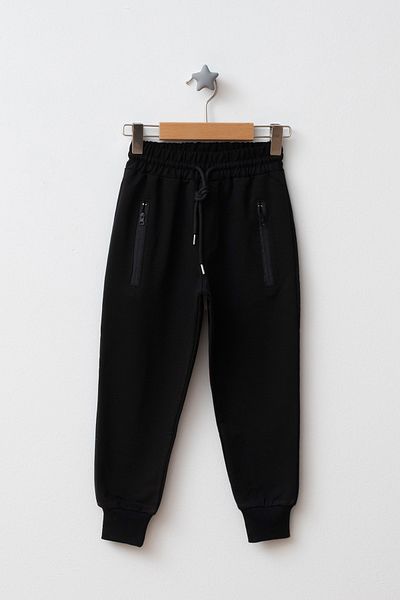 Beniizle Boy's Compact Zippered 2-Piece Sweatpants