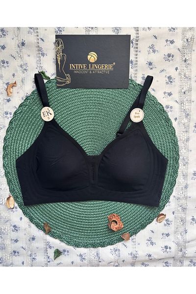 İntive Lingerie Raye Imported Ice Silk (Ice-Silk) Ultra-Thin Comfortable Breathable Low-Cut Invisible Laser Seamless Bra