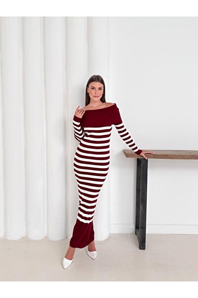 Ware Women's Stylish Striped Madonna Dress
