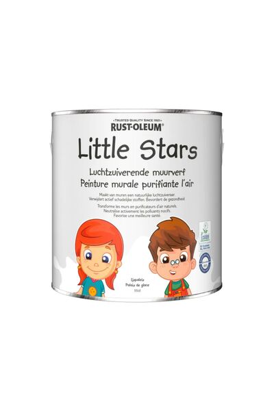OEM Vopsea lavabila, Rust-Oleum, Little Stars, Ice Palace, Alb, 2,5 l