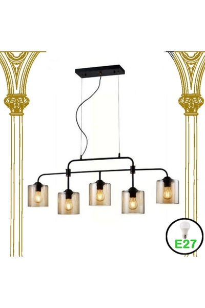 edc Lustra e27*5 maxim 60w/bec