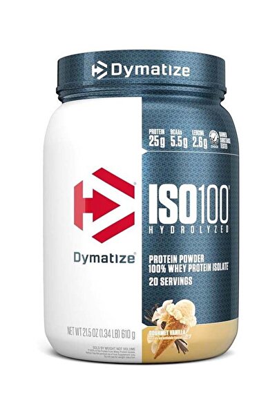 Dymatize فانيليا فاخرة، 610 جم، 20 حصة، حاصلة على شهادة ISO 100