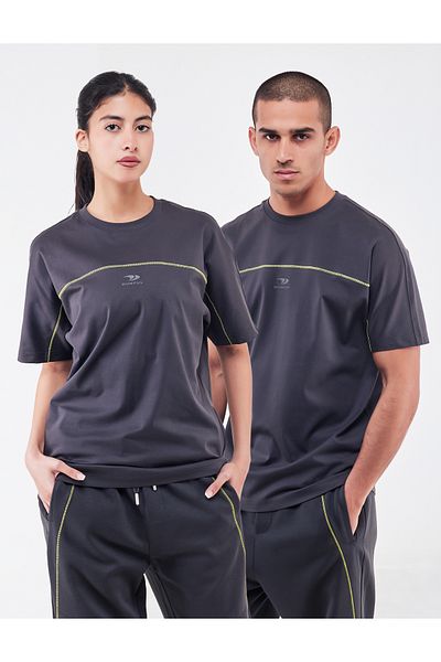 duneus Unisex Oversized T-Shirt - Dark Grey