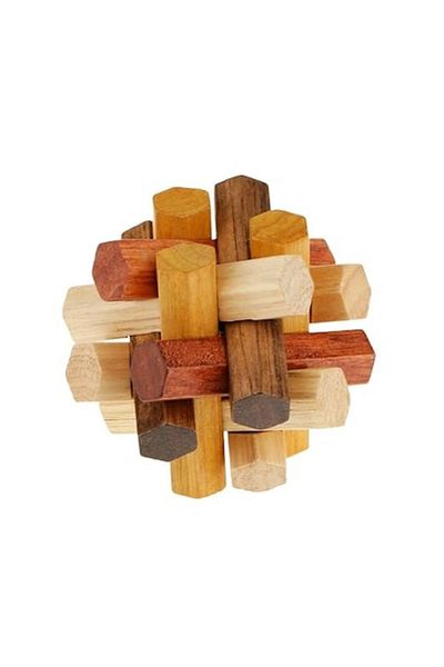 OEM IQ Logic Puzzle Game, Wooden Casse-Tête - 3