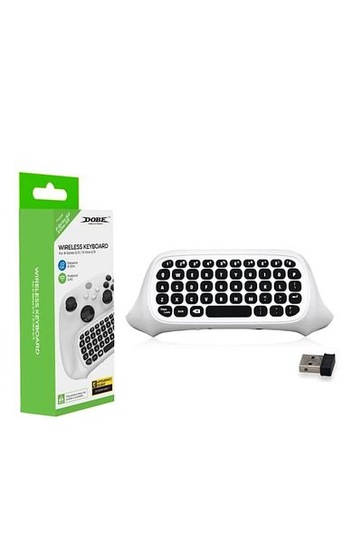 Dobe Wireless Keyboard for Xbox One Series X/S Controller White