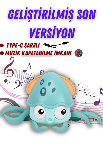 Boratila Toys Emeklemeye Yardımcı, Müzik Açma Kapatma Fonksiyonlu, Usb Şarjlı...