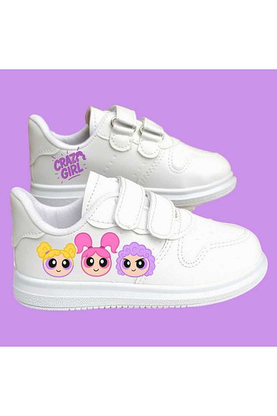bhk desing Crazy Girl Printed Girls' Sneakers Sneakers