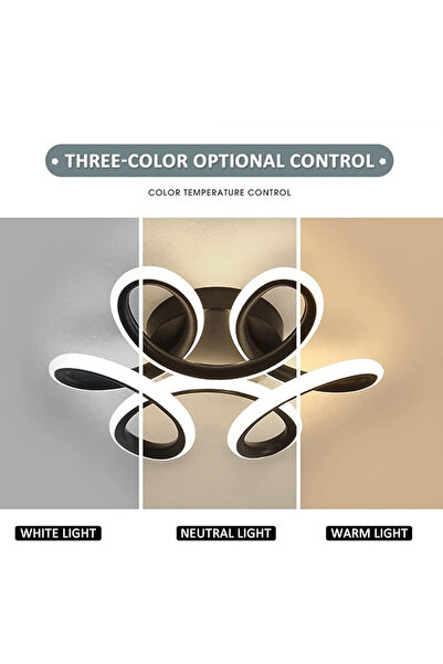 LightPlanet Lustra LED 3 functii alba 27W